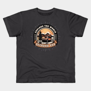 offroading off road 4x4 Kids T-Shirt